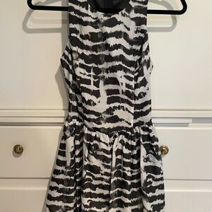 Guess Black and White Dress